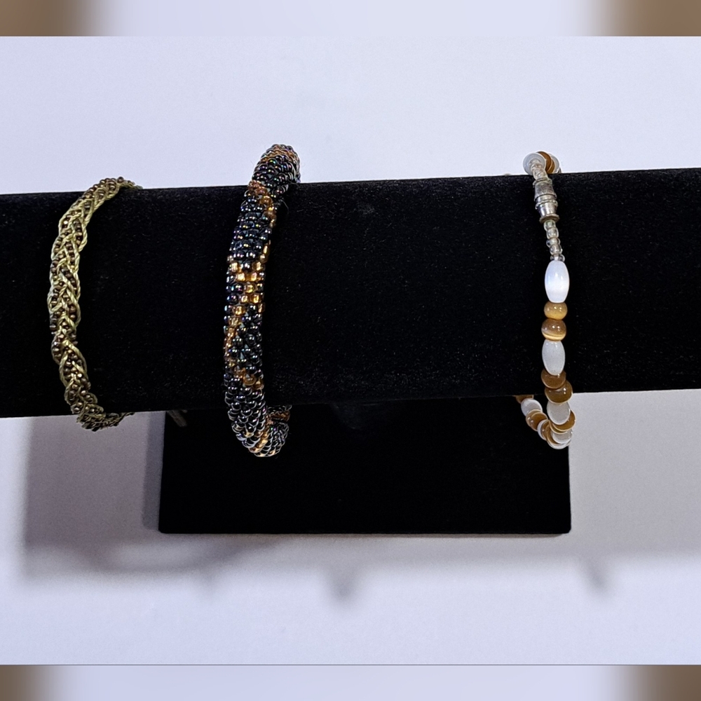 "Rooted Elements" Bracelet Set Grounded. Textured… - image 2